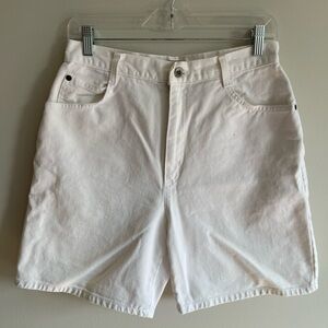 Vintage Made in USA St. John's Bay White Jean Shorts